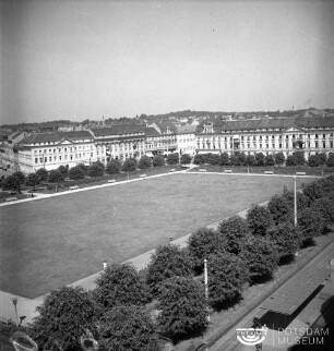 Potsdam, Blick über den Wilhelmplatz nach Nordwesten