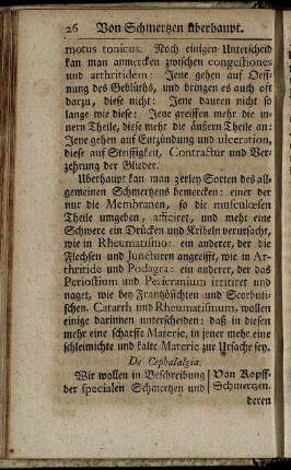 Von Kopff-Schmertzen.