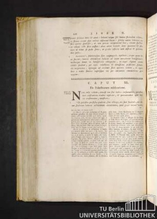 Caput XI. De Palaestrarum aedificatione. Capitolo XI. Delle forma delle Palestre.
