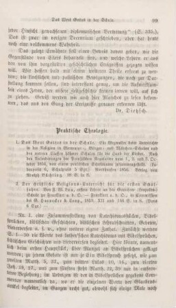 99-101 Praktische Theologie