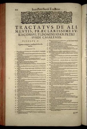 Titulus V. Quanto tempore præstanda sint alimenta.