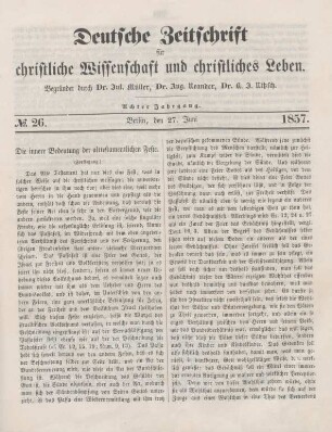 203-210 Die innere Bedeutung der alttestamentlichen Feste : Fortsetzung