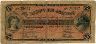 Geldschein, 50 Centavos, 1.5.1914