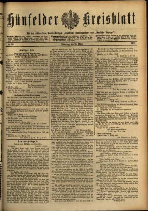 Ausgabe vom Dienstag, den 12. März 1912.