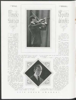 Manolo Quiroga, el poeta del violín