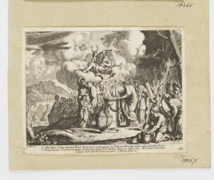 Opferung der Iphigenie, Titelblatt der Folge "Historische und mythologische Darstellungen"