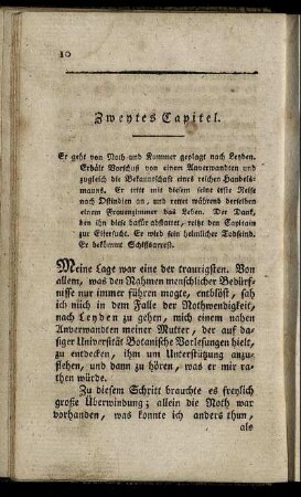 Zweytes Capitel.