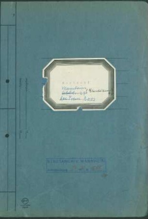 Margot Kostecki geb. Boos, Mannheim, Richard-Wagner-Str. 8 - Scheidungssache
