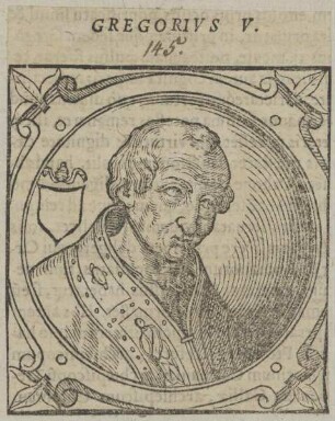 Bildnis von Papst Gregorius V.