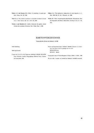 Kartenverzeichnis