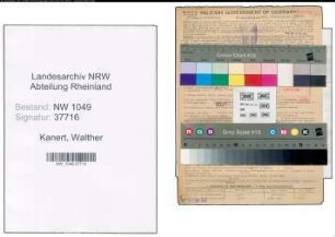Entnazifizierung Walther Kanert , geb. 07.02.1908 (Arzt)