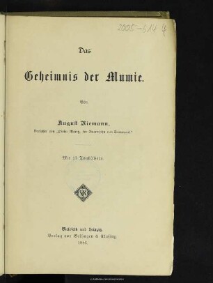 Das Geheimnis der Mumie