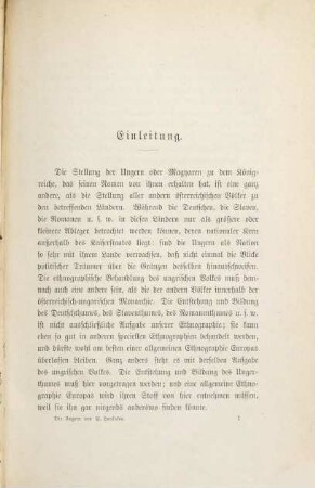 Die Ungern oder Magyaren