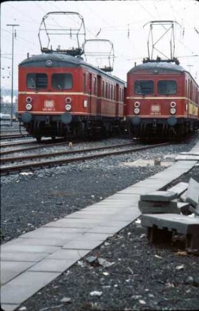 Eßlingen Bw Außenstelle elTw 465 003 elTw 465 012