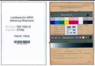 Entnazifizierung Herta Harrer, geb. 03.05.1914 (Kauffrau)