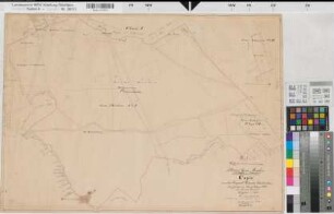 Menden (Menden), Teilung der Plattenheide, Bl. 1 Brouillonkarte