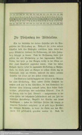 Die Pleißenburg des Mittelalters