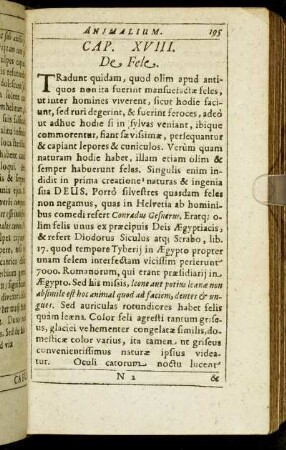 Cap. XVIII. De Fele.