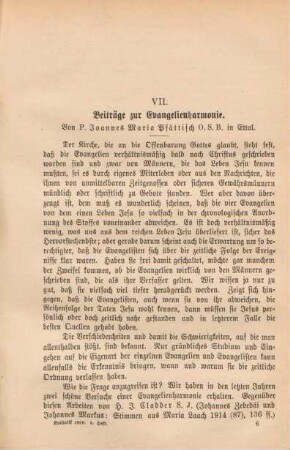 73-79 Beiträge zur Evangelienharmonie