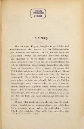 Zur Theorie des Preises : mit besonderer Berücksichtigung der geschichtlichen Entwicklung der Lehre