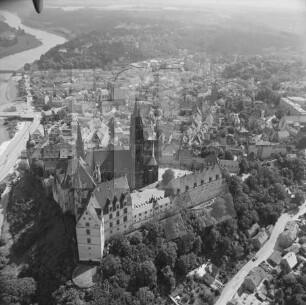Domberg Meißen : Blickrichtung Süden zur Altstadt