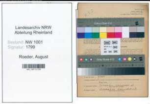 Entnazifizierung August Roeder, geb. 25.12.1900 (Arbeiter)