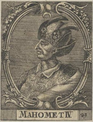 Bildnis von Mahomet IV., Sultan des Osmanischen Reiches