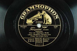 "Margarethe" : Soldatenchor / (Gounod)