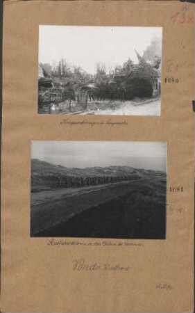 Kriegszerstörung in Langemark