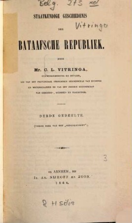 Staatkundige geschiedenis der Bataafsche Republiek, 3