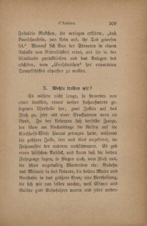 X. Wohin treiben wir?