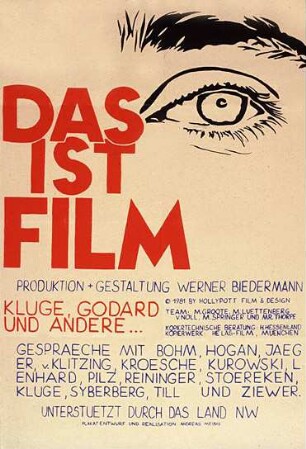 Das ist Film - Kluge, Godard und andere...