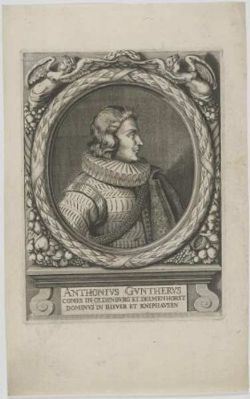 Bildnis des Anthonius Guntherus, Graf von Oldenburg