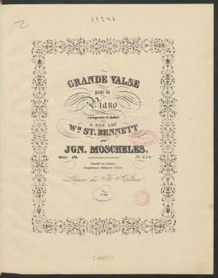 Grande valse pour le piano oeuv. 118