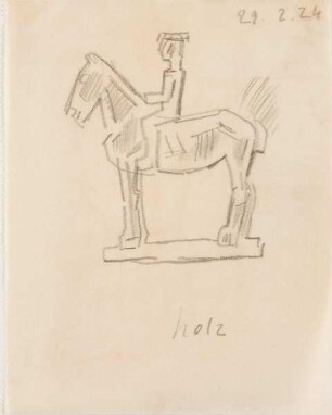 Pferd mit Reiter