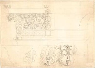 Gärtner, Friedrich von; Athen (Griechenland); Königliche Residenz (Athener Schloss) - Dekoration (Details)