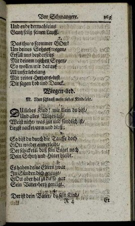 Wiegen-lied.