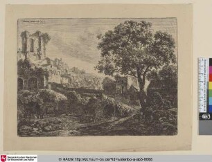 [Ruine an einem Stadtzugang; Ruin at the entrance of a town]