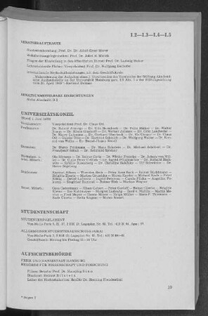 I.4 Studentenschaft