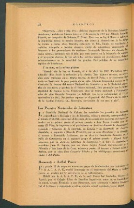Los Premios Nacionales de Literatura