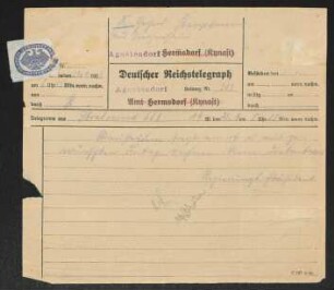 Brief von Hermann Haussmann an Gerhart Hauptmann
