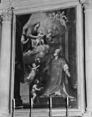 Die Madonna erscheint dem heiligen Filippo Neri