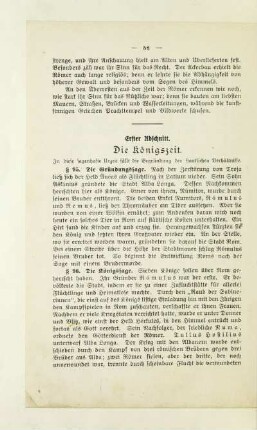 Erster Abschnitt. Die Königszeit
