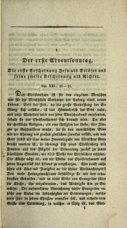 Homilien auf alle Sonntage des Jahrs, 1