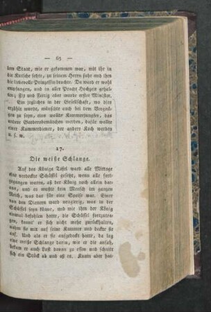 17. Die weiße Schlange