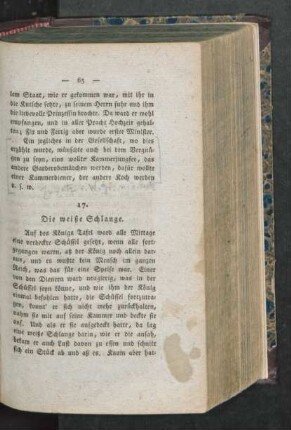 17. Die weiße Schlange