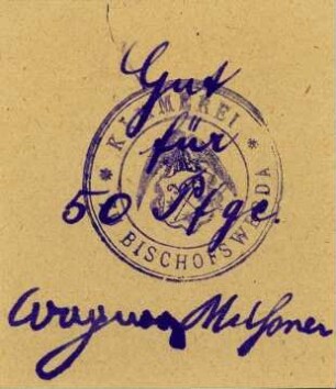 Gutschein - 50 Pfennig