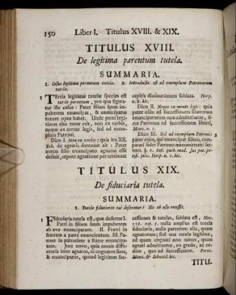 Titulus XIX. De fiduciaria tutela