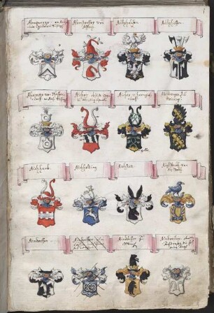 Wappenbuch des bayrischen Adels - BSB Cgm 2270