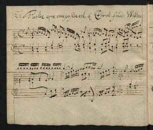 Partiten; Tasteninstrument; C-Dur